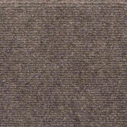 Tapetes de escada autoadesivos 15 peças 65x21x4 cm bege com borda retangular