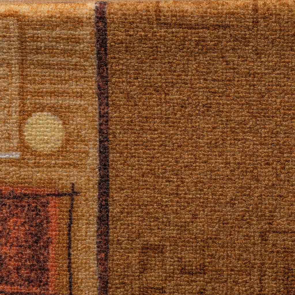 Tapetes de escada autoadesivos 15 pcs 65x21x4 cm bege