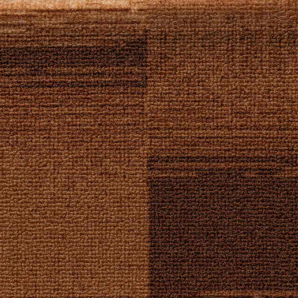 Tapetes de escada autoadesivos 15 pcs 65x21x4 cm castanho