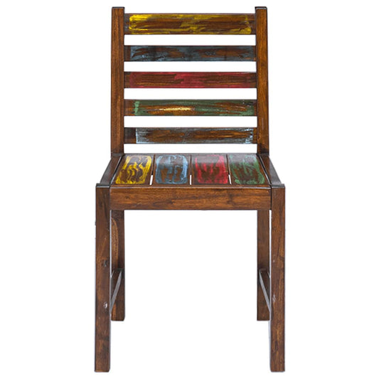 Cadeiras de jantar 2 pcs madeira recuperada maciça