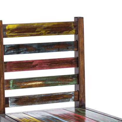 Cadeiras de jantar 2 pcs madeira recuperada maciça