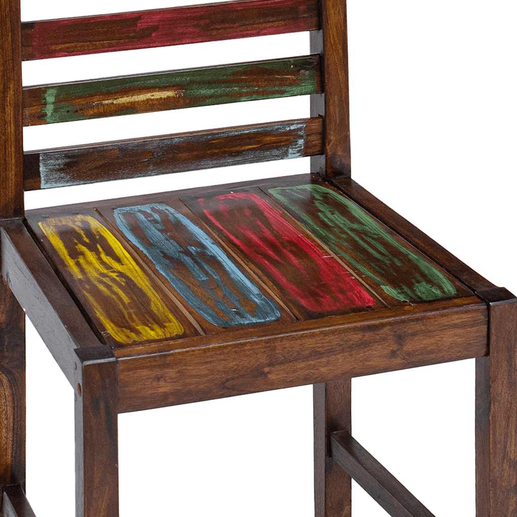 Cadeiras de jantar 2 pcs madeira recuperada maciça