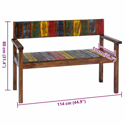 Cadeiras de jantar 4 pcs madeira recuperada maciça