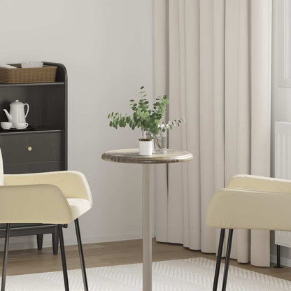 Tampo de mesa Ø40x2,5 cm mármore cinzento