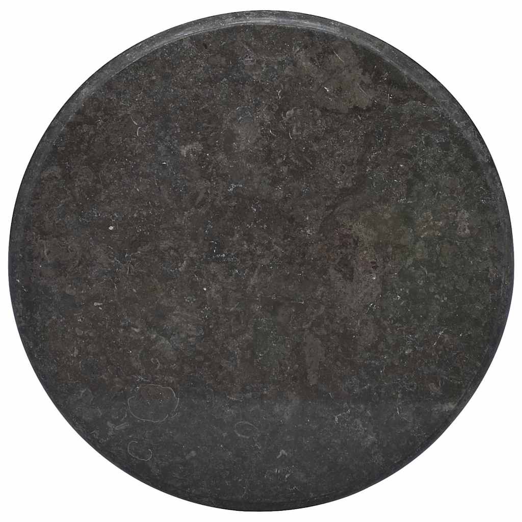 Tampo de mesa Ø60x2,5 cm mármore preto