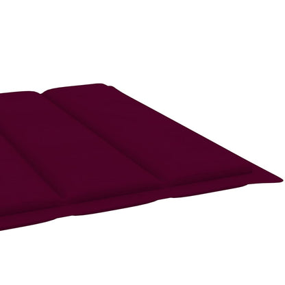 Espreguiçadeira de jardim com mesa e almofadão pinho impregnado