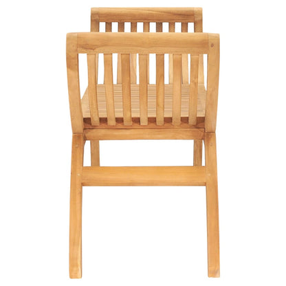 Banco de jardim 126 cm madeira de teca maciça