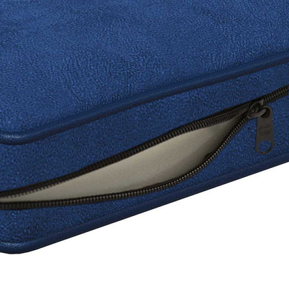 Sofá para cães 72x45x30 cm pelúcia azul