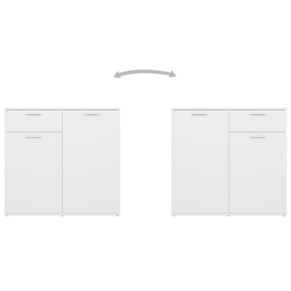 Aparador 80x36x75 cm derivados de madeira branco