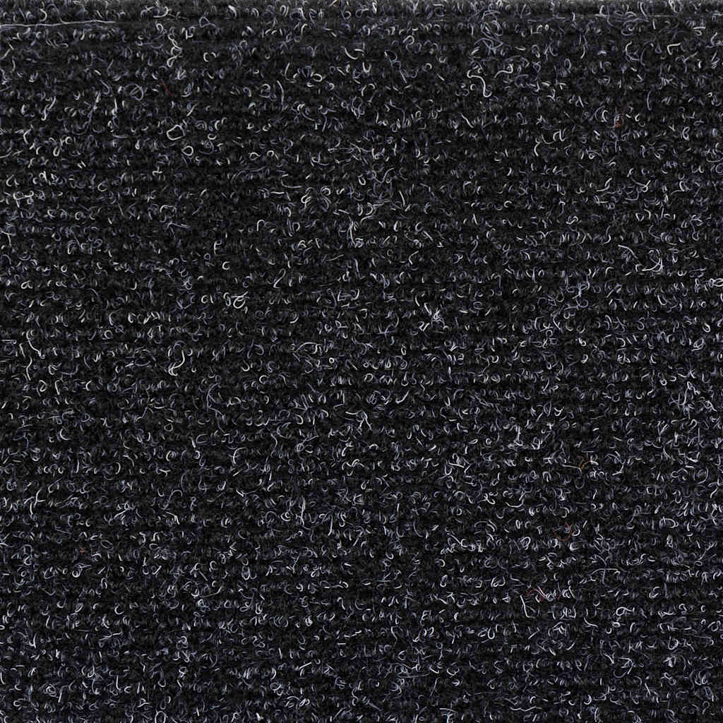 Tapetes de escada autoadesivos 10 peças 56x17x3 cm pretos semicirculares