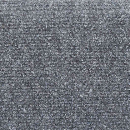 Tapetes de escada autoadesivos 5 peças 56x17x3 cm cinza claro semicircular