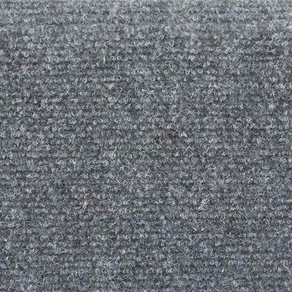 Tapetes de escada autoadesivos 10 pcs 56x17x3 cm cinzento-claro