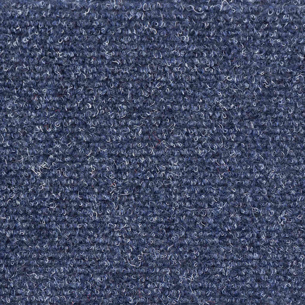 Tapetes de escada autoadesivos 10 peças 56x17x3 cm azul meia-lua