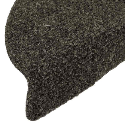 Tapetes de escada autoadesivos 10 peças 56x17x3 cm antracite meia-lua