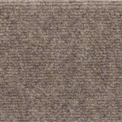 Tapetes de escada autoadesivos 10 peças 56x17x3 cm bege semicircular