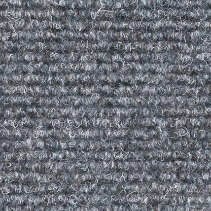 Tapetes de escada autoadesivos 5 peças 65x21x4 cm cinza claro semicircular grande