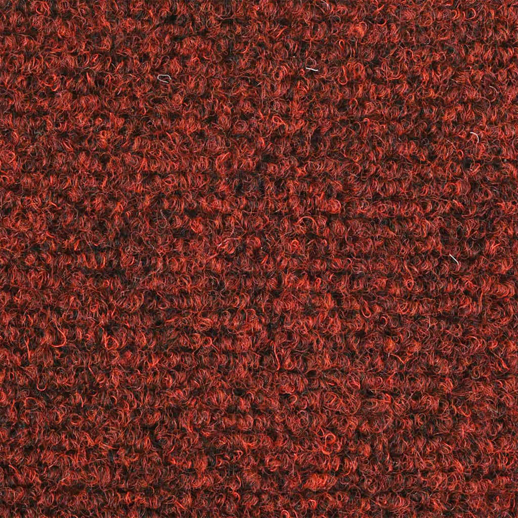 Tapetes de escada autoadesivos 5 peças 65x21x4 cm vermelho bordô meio redondo grande