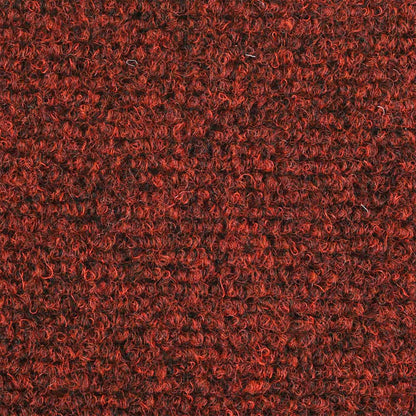 Tapetes de escada autoadesivos 5 peças 65x21x4 cm vermelho bordô meio redondo grande
