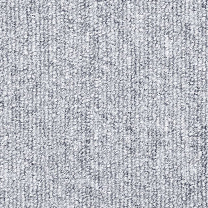 Tapetes de escada 10 peças 56x17x3 cm cinza claro semicircular