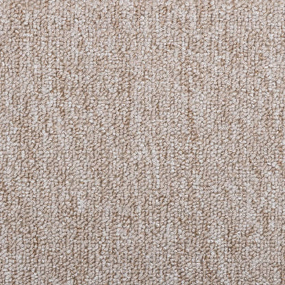 Tapetes de escada 10 peças 65x24x4 cm marrom claro meio redondo grande