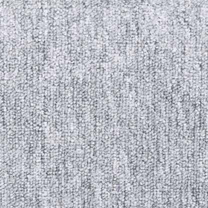 Tapetes de escada 10 peças 65x24x4 cm cinza claro semicircular grande