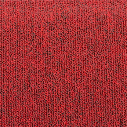 Tapetes de escada 10 peças 65x24x4 cm Bordeaux meio redondo grande