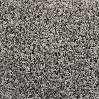 Tapetes de escada 10 peças 65x21x4 cm cinza semicircular grande