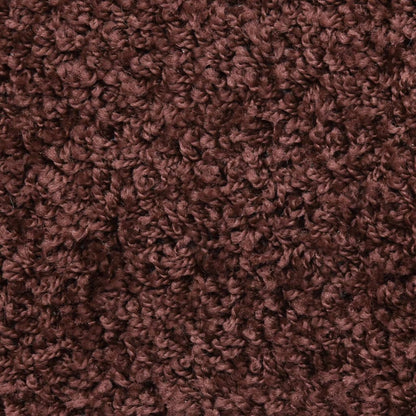 Tapetes de escada 10 peças 65x21x4 cm marrom semicircular grande