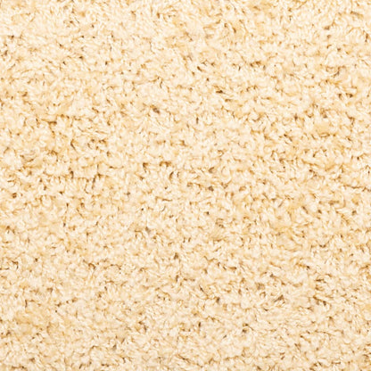 Tapetes de escada 10 peças 65x21x4 cm creme com borda retangular