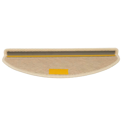 Tapetes escada adesivos aspeto sisal 15 pcs 65x21x4 cm berbere