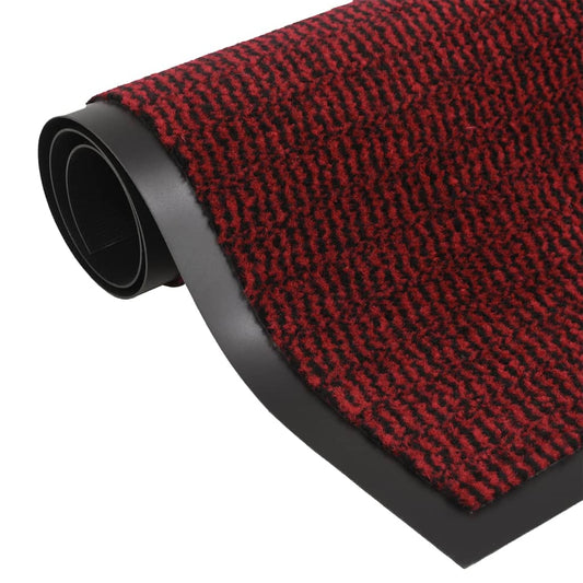 Tapete de entrada tufado 60x180 cm vermelho