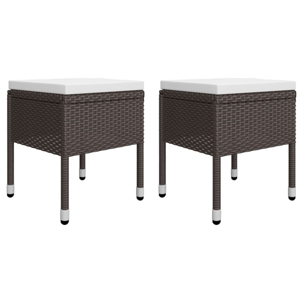 5 pcs conjunto de jantar para jardim castanho