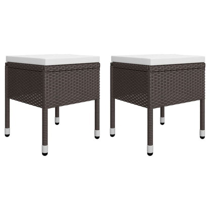 5 pcs conjunto de jantar para jardim castanho