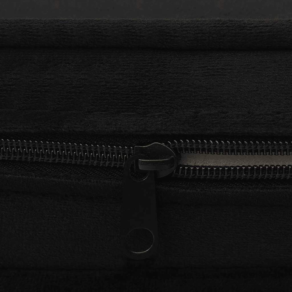 Sofá para cães 67x47x36 cm pelúcia preto