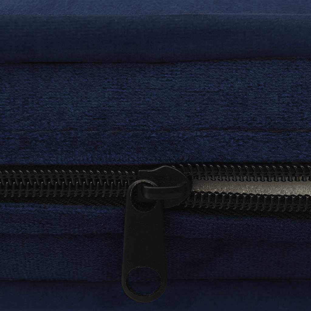 Sofá para cães 67x47x36 cm pelúcia azul