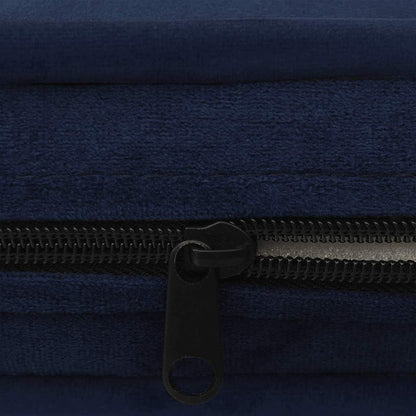 Sofá para cães 67x47x36 cm pelúcia azul