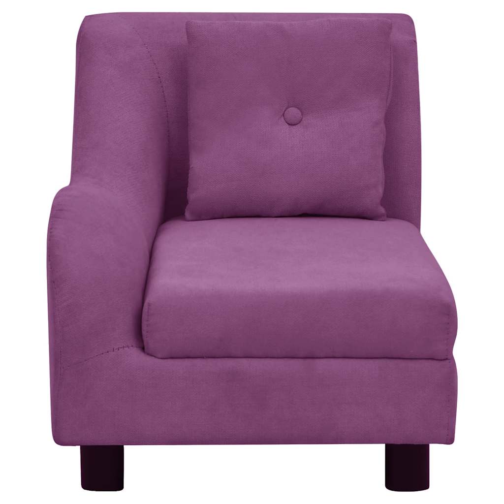 Sofá para cães com almofada 83x44x44 cm pelúcia bordô