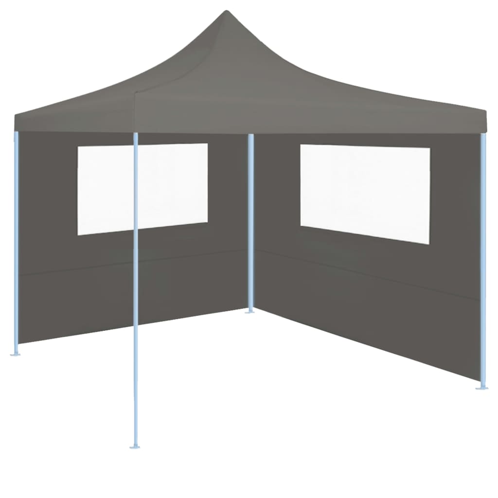 Paredes laterais para gazebo com janelas 4x2 antracite