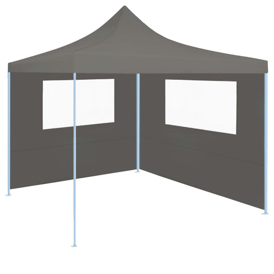 Paredes laterais para gazebo com janelas 4x2 antracite