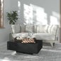 Mesa de centro 85x55x31 cm derivados de madeira preto
