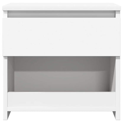 Mesas de cabeceira 2 pcs 40x30x39 cm derivados madeira branco