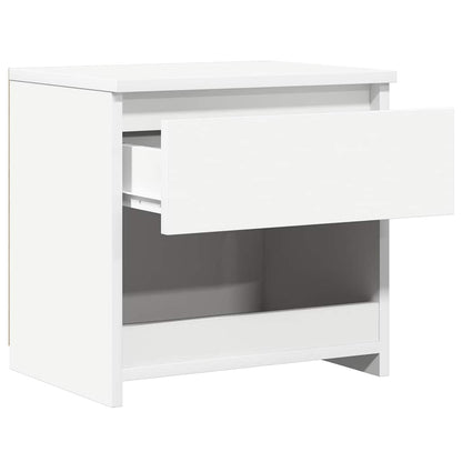Mesas de cabeceira 2 pcs 40x30x39 cm derivados madeira branco