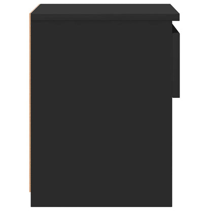 Mesa de cabeceira 40x30x39 cm contraplacado preto