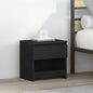 Mesa de cabeceira 40x30x39 cm contraplacado preto