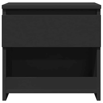 Mesas de cabeceira 2 pcs 40x30x39 cm contraplacado preto