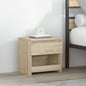 Mesas de cabeceira 2 pcs 40x30x39 cm contraplacado carv. sonoma
