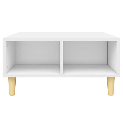 Mesa de centro 60x60x30 cm contraplacado branco