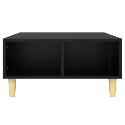 Mesa de centro 60x60x30 cm contraplacado preto