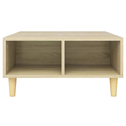 Mesa de centro 60x60x30 cm derivados de madeira carvalho sonoma