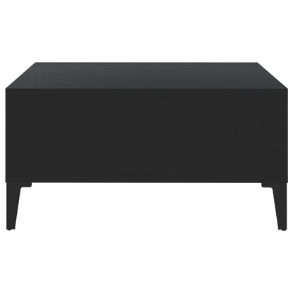 Mesa de centro 60x60x30 cm contraplacado preto